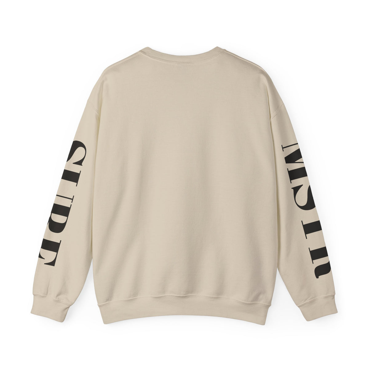 Surf Crewneck Sweatshirt — MSTR Wave Logo with Sleeve Text
