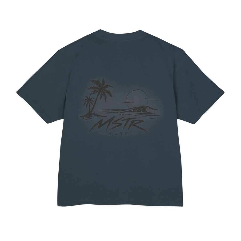 MSTR Surf Palm Tree Tee — Vintage Beach Sunset Graphic T-Shirt