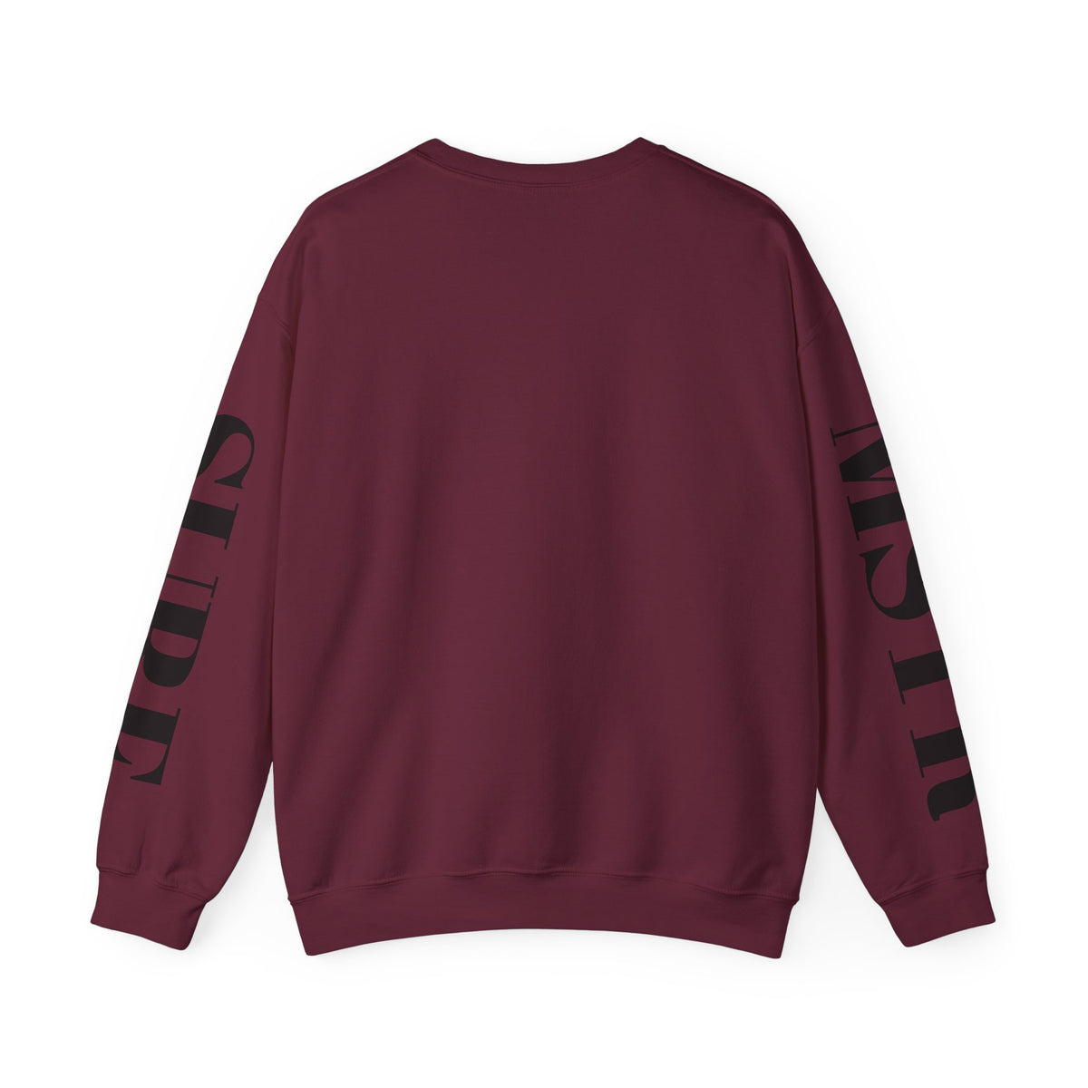Surf Crewneck Sweatshirt — MSTR Wave Logo with Sleeve Text