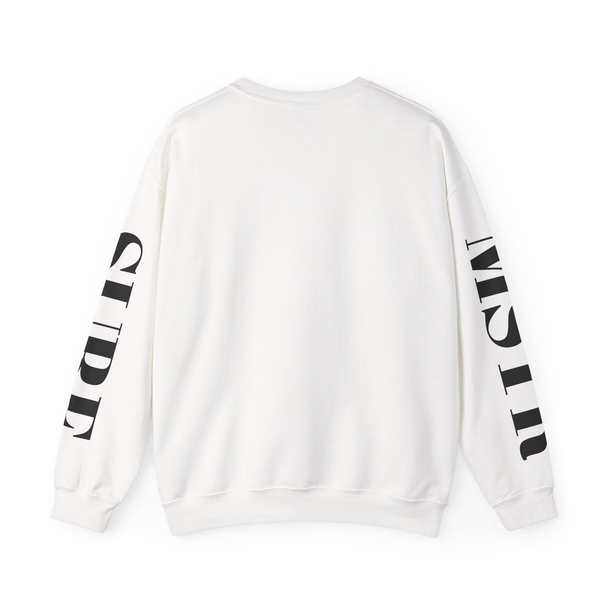Surf Crewneck Sweatshirt — MSTR Wave Logo with Sleeve Text