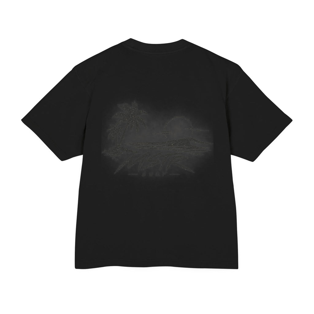 MSTR Surf Palm Tree Tee — Vintage Beach Sunset Graphic T-Shirt
