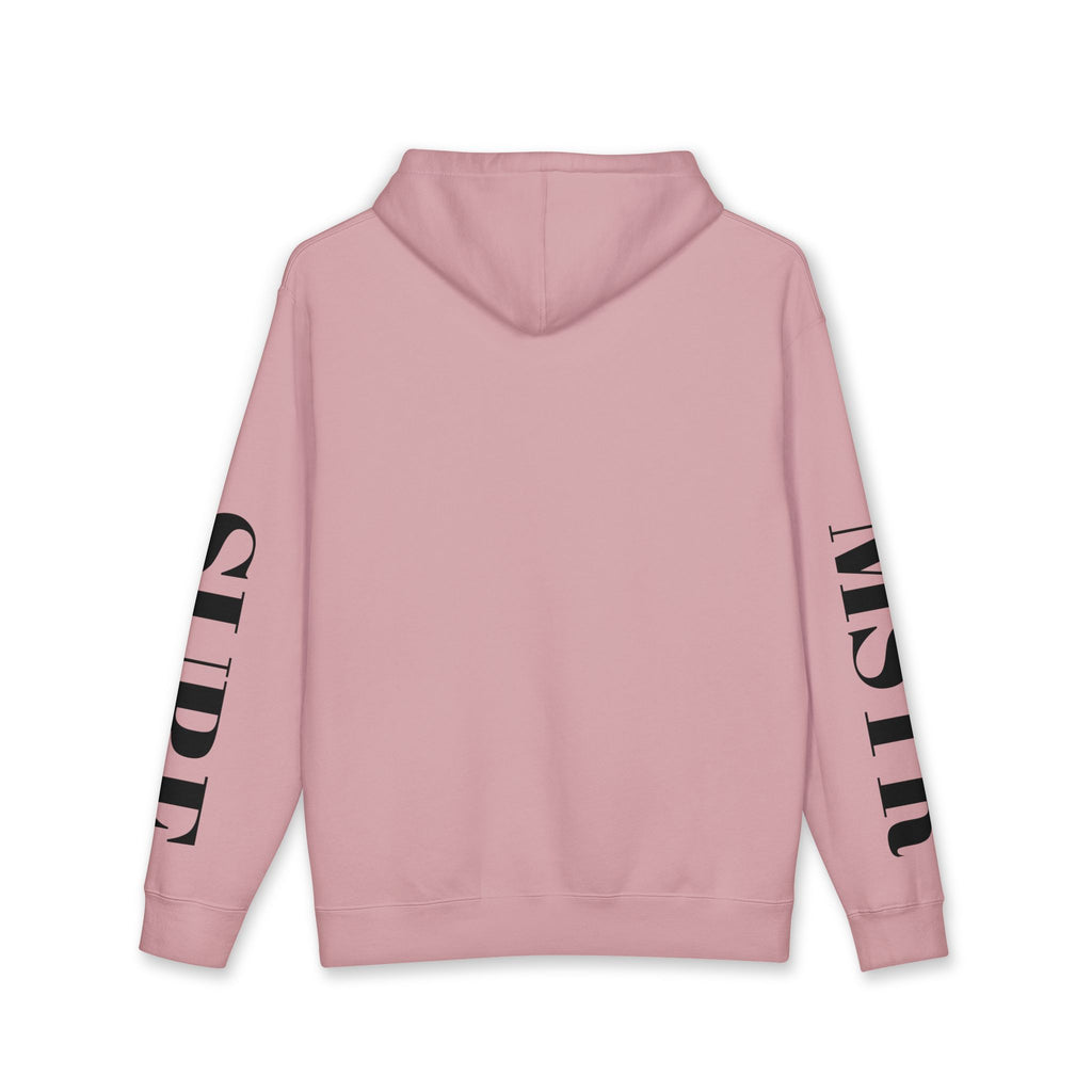 MSTR Surf White Sleeve Logo Hoodie — Minimal Surf Streetwear