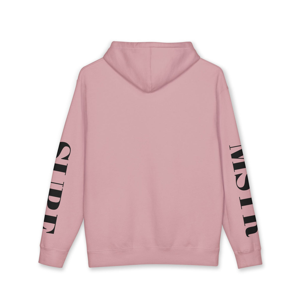 MSTR Surf White Sleeve Logo Hoodie — Minimal Surf Streetwear