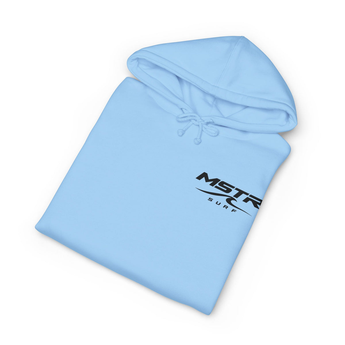 MSTR Surf White Sleeve Logo Hoodie — Minimal Surf Streetwear