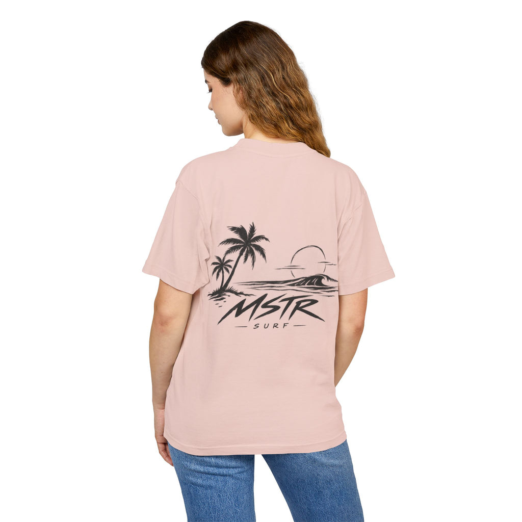 MSTR Surf Palm Tree Tee — Vintage Beach Sunset Graphic T-Shirt