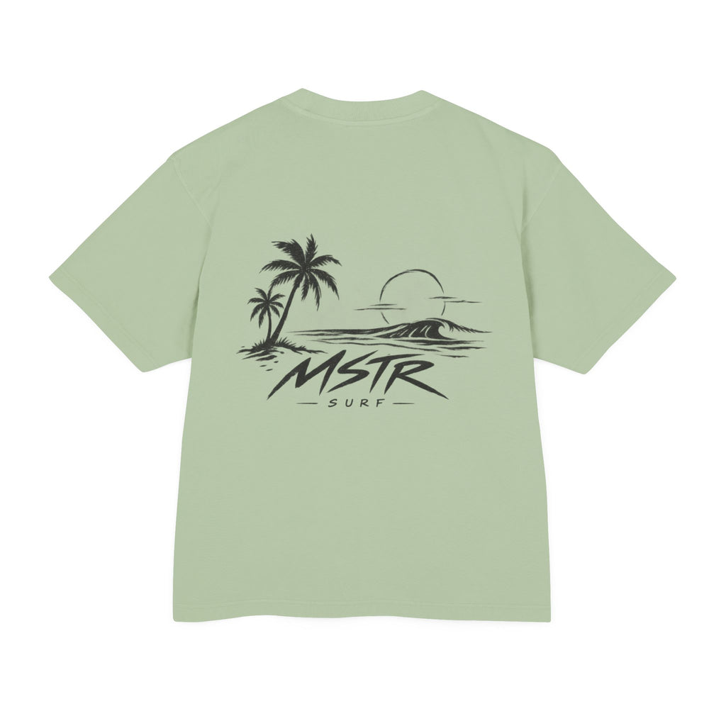 MSTR Surf Palm Tree Tee — Vintage Beach Sunset Graphic T-Shirt