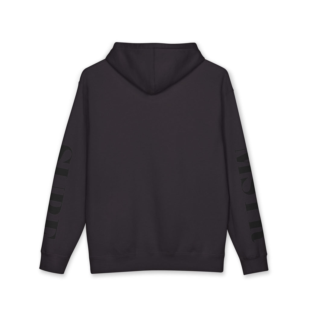 MSTR Surf White Sleeve Logo Hoodie — Minimal Surf Streetwear