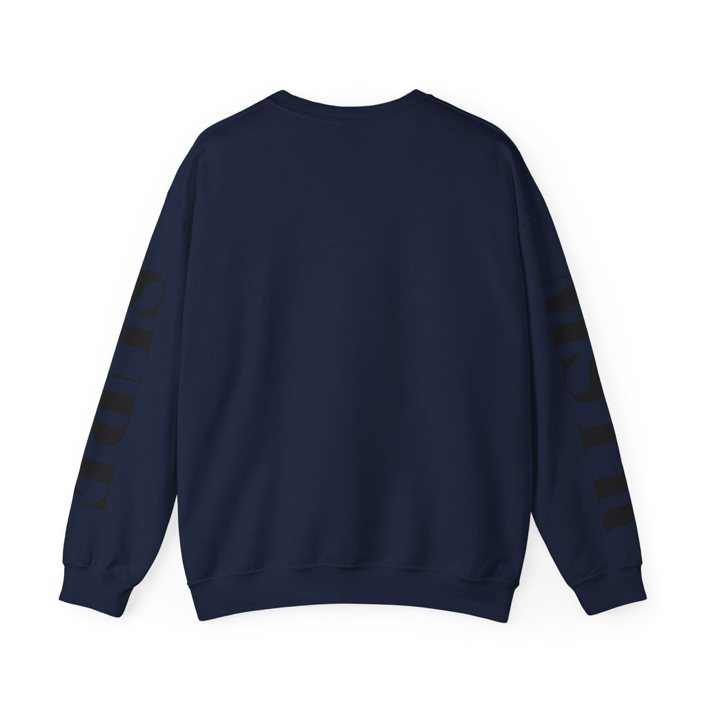 Surf Crewneck Sweatshirt — MSTR Wave Logo with Sleeve Text