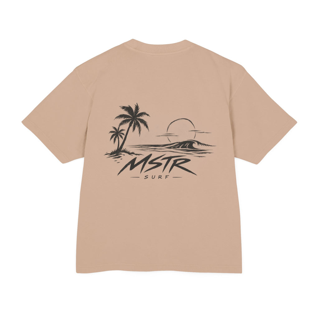 MSTR Surf Palm Tree Tee — Vintage Beach Sunset Graphic T-Shirt