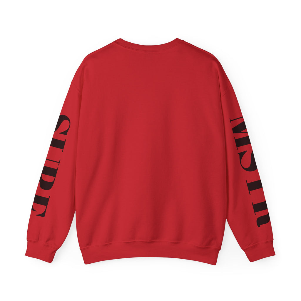 Surf Crewneck Sweatshirt — MSTR Wave Logo with Sleeve Text