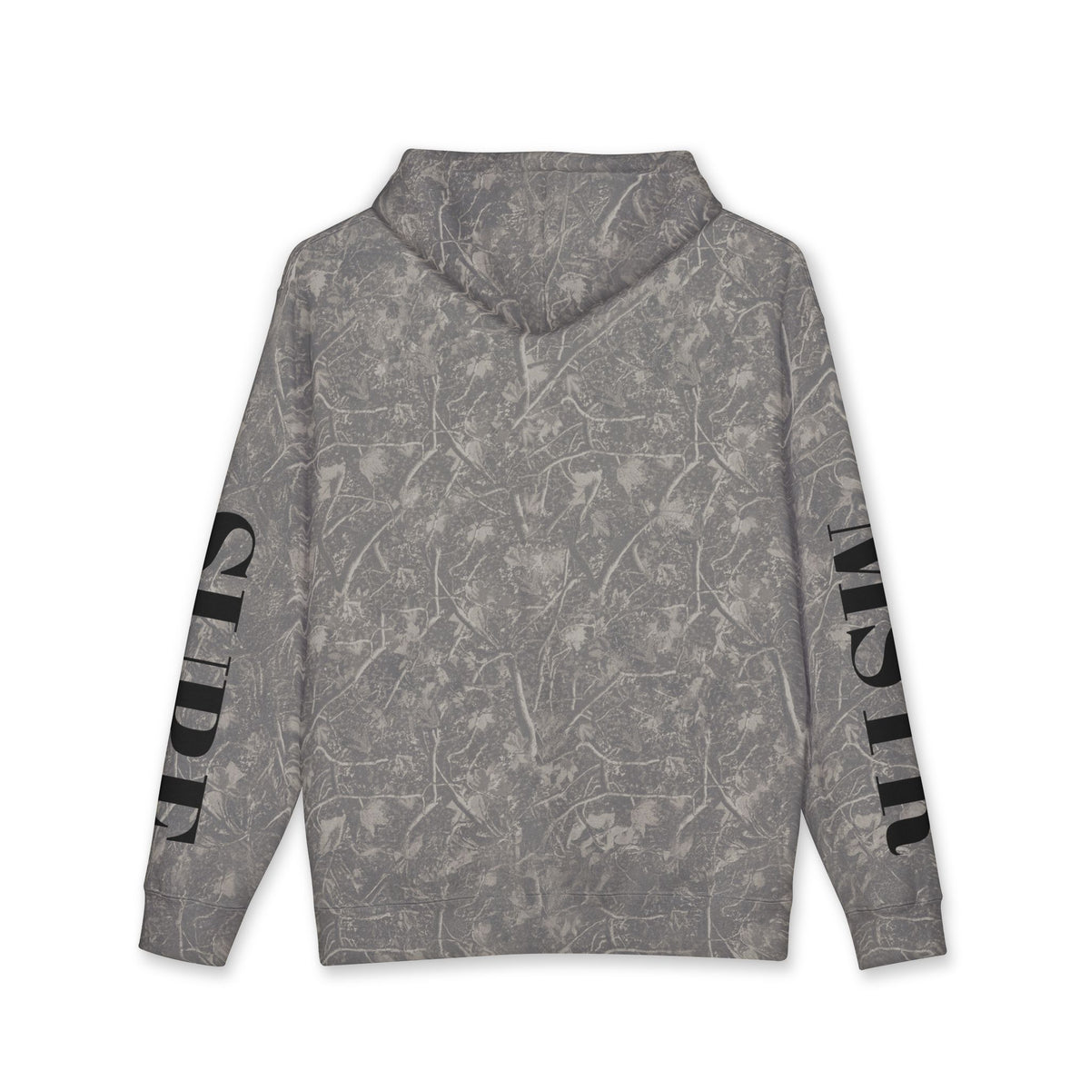 MSTR Surf White Sleeve Logo Hoodie — Minimal Surf Streetwear