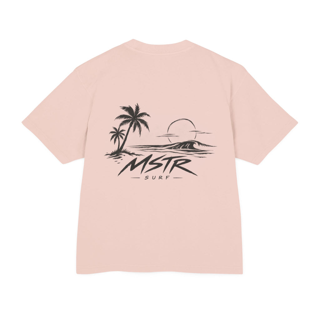 MSTR Surf Palm Tree Tee — Vintage Beach Sunset Graphic T-Shirt