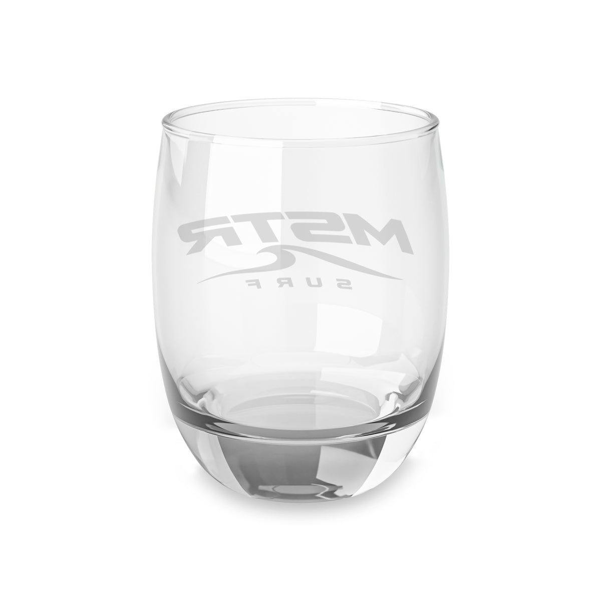 MSTR Surf Whiskey Glass — Engraved Surf Logo Tumbler