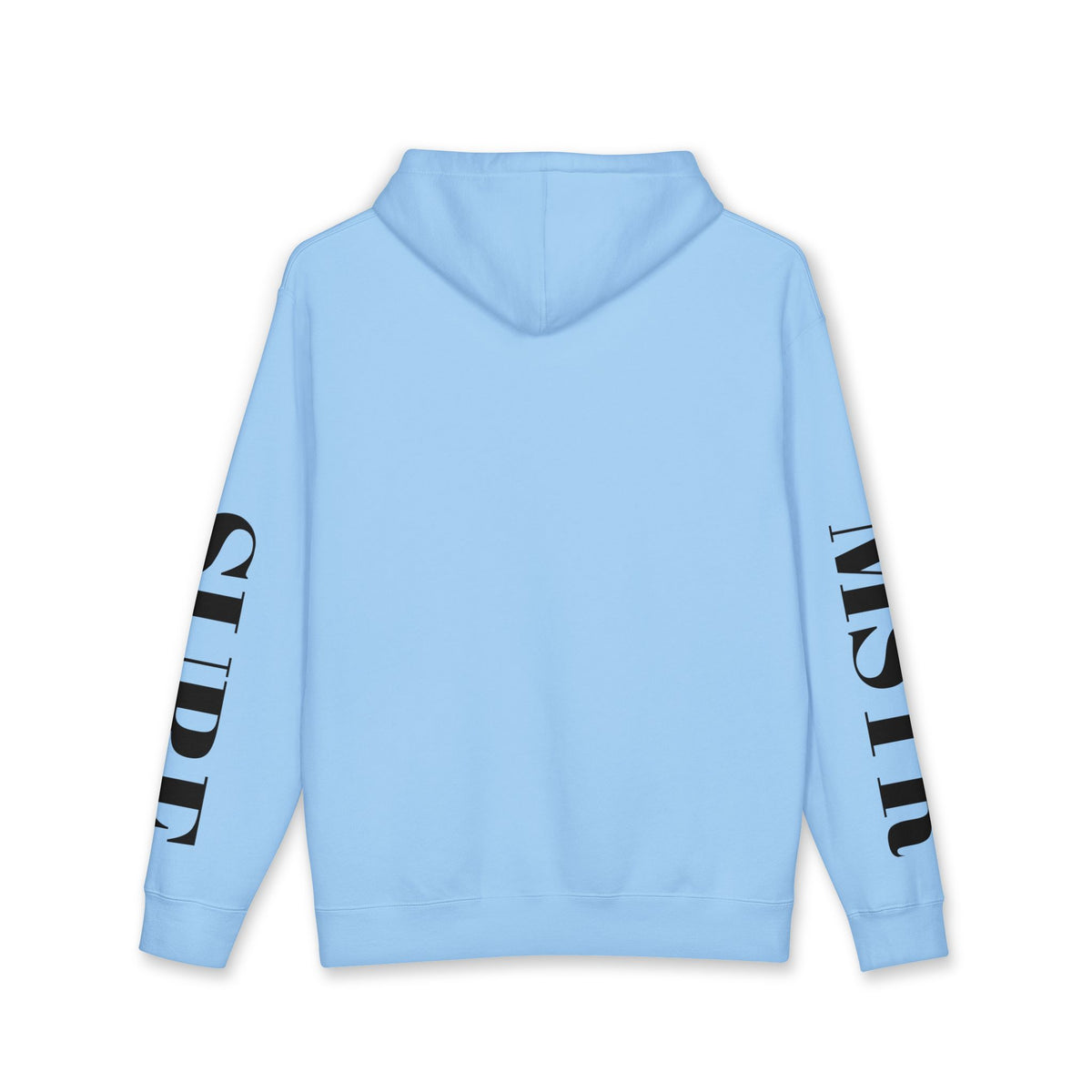 MSTR Surf White Sleeve Logo Hoodie — Minimal Surf Streetwear