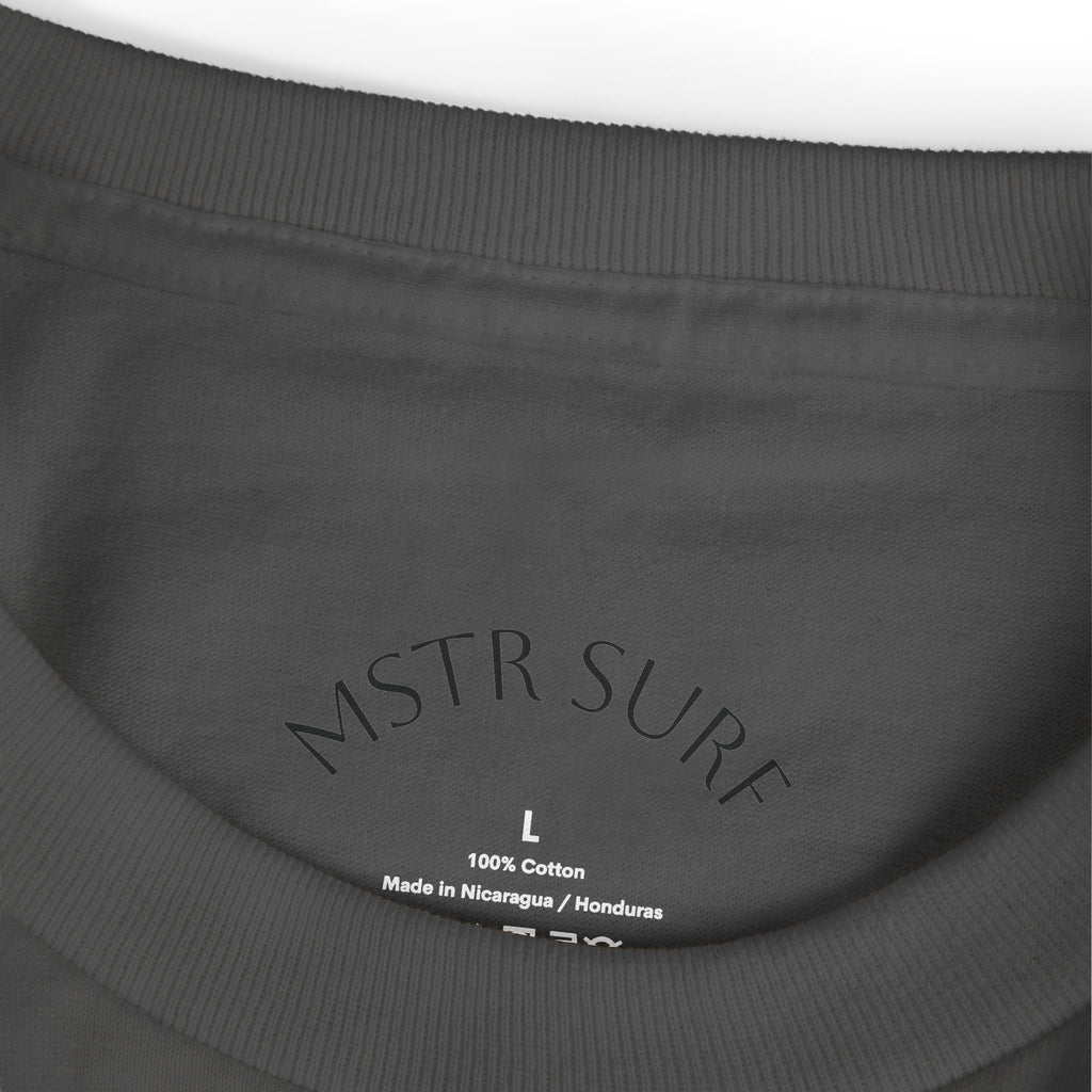 Surf Logo T‑Shirt — MSTR Wave Sunset Graphic Tee