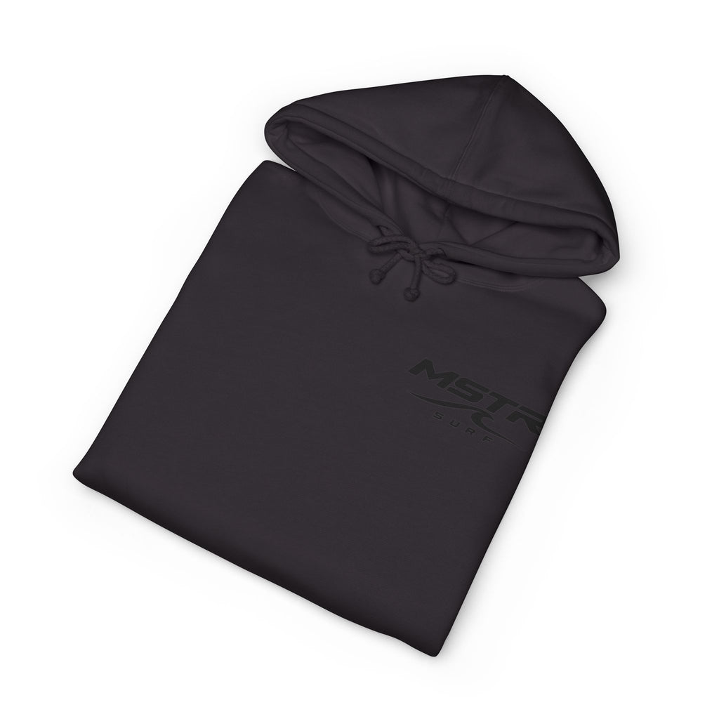 MSTR Surf White Sleeve Logo Hoodie — Minimal Surf Streetwear
