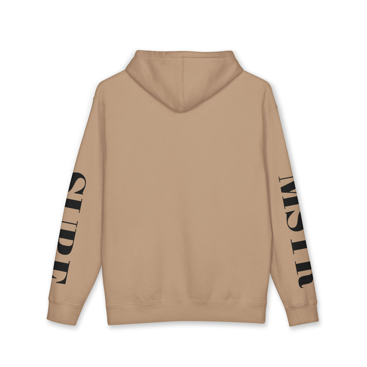 MSTR Surf White Sleeve Logo Hoodie — Minimal Surf Streetwear