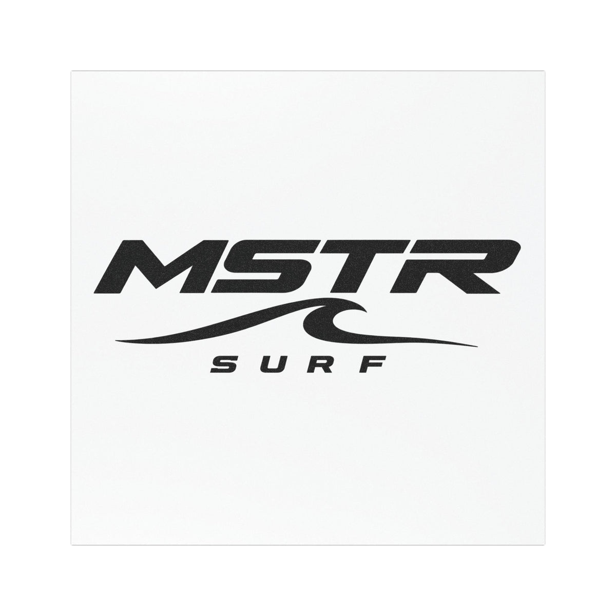MSTR Surf Car Magnet — Wave Logo Sticker for Trucks & Cars