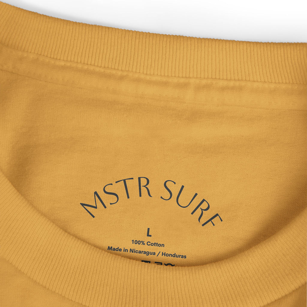 Surf Logo T‑Shirt — MSTR Wave Sunset Graphic Tee