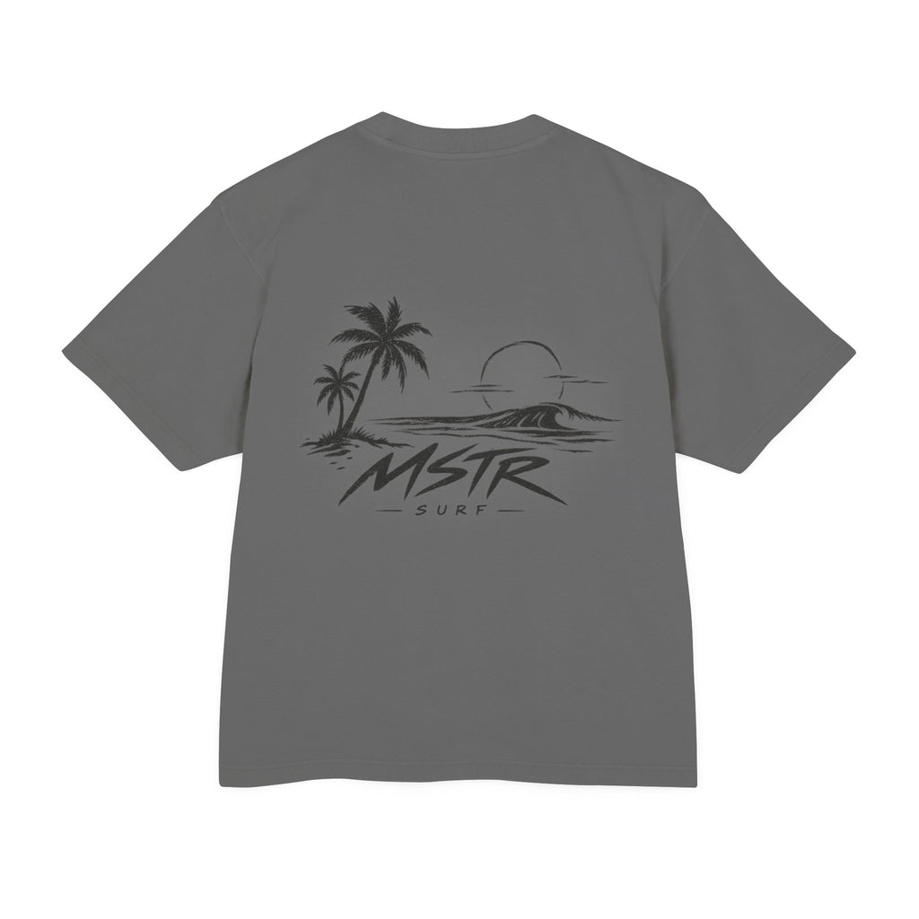 MSTR Surf Palm Tree Tee — Vintage Beach Sunset Graphic T-Shirt