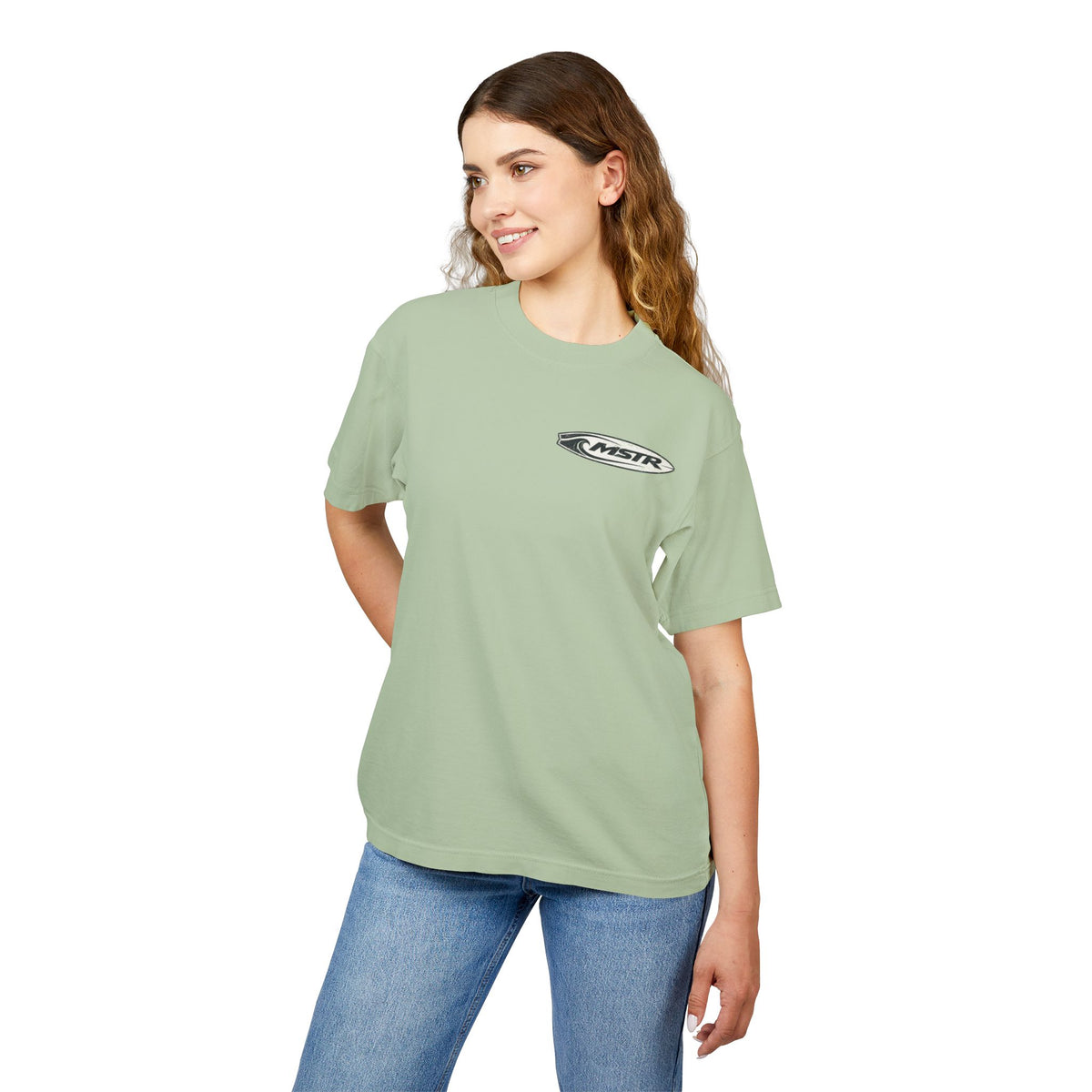 MSTR Surf Palm Tree Tee — Vintage Beach Sunset Graphic T-Shirt