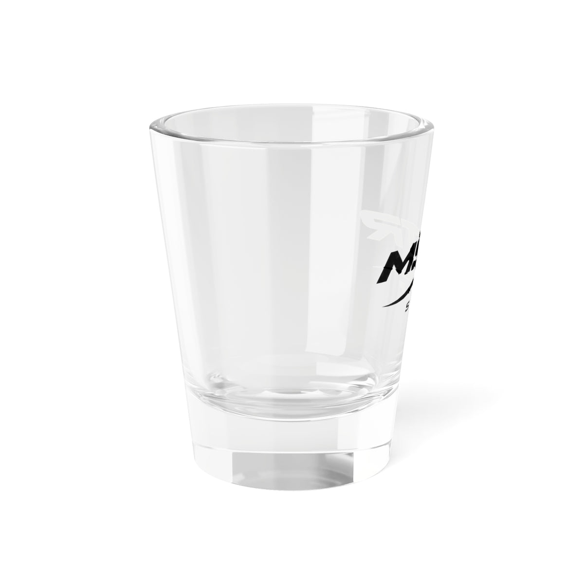 MSTR Surf Logo Shot Glass — 1.5oz Branded Shooter