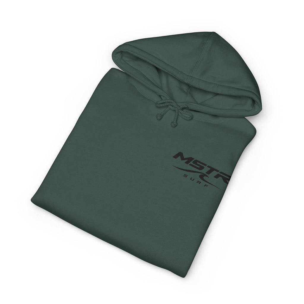 MSTR Surf White Sleeve Logo Hoodie — Minimal Surf Streetwear