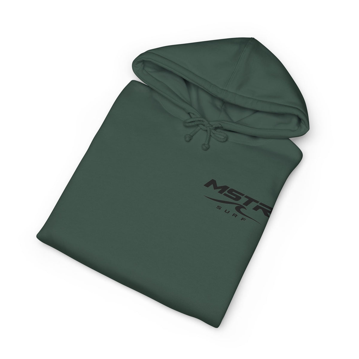MSTR Surf White Sleeve Logo Hoodie — Minimal Surf Streetwear