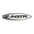 MSTR Surfboard Logo Bumper Sticker — Vintage Wave Decal for Cars & Vans