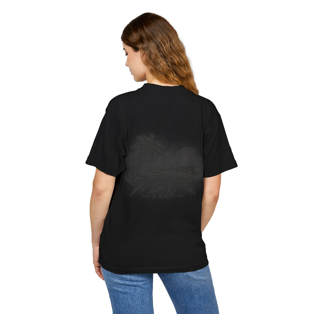 MSTR Surf Palm Tree Tee — Vintage Beach Sunset Graphic T-Shirt